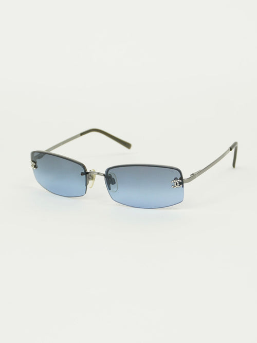 CHANEL RHINESTONE SUNGLASSES