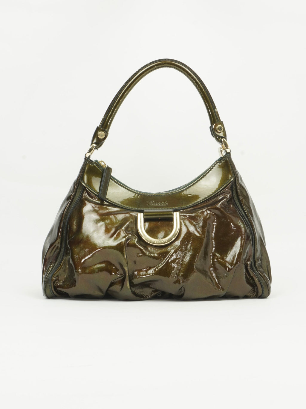 GUCCI PATENT LEATHER ABBEY BAG