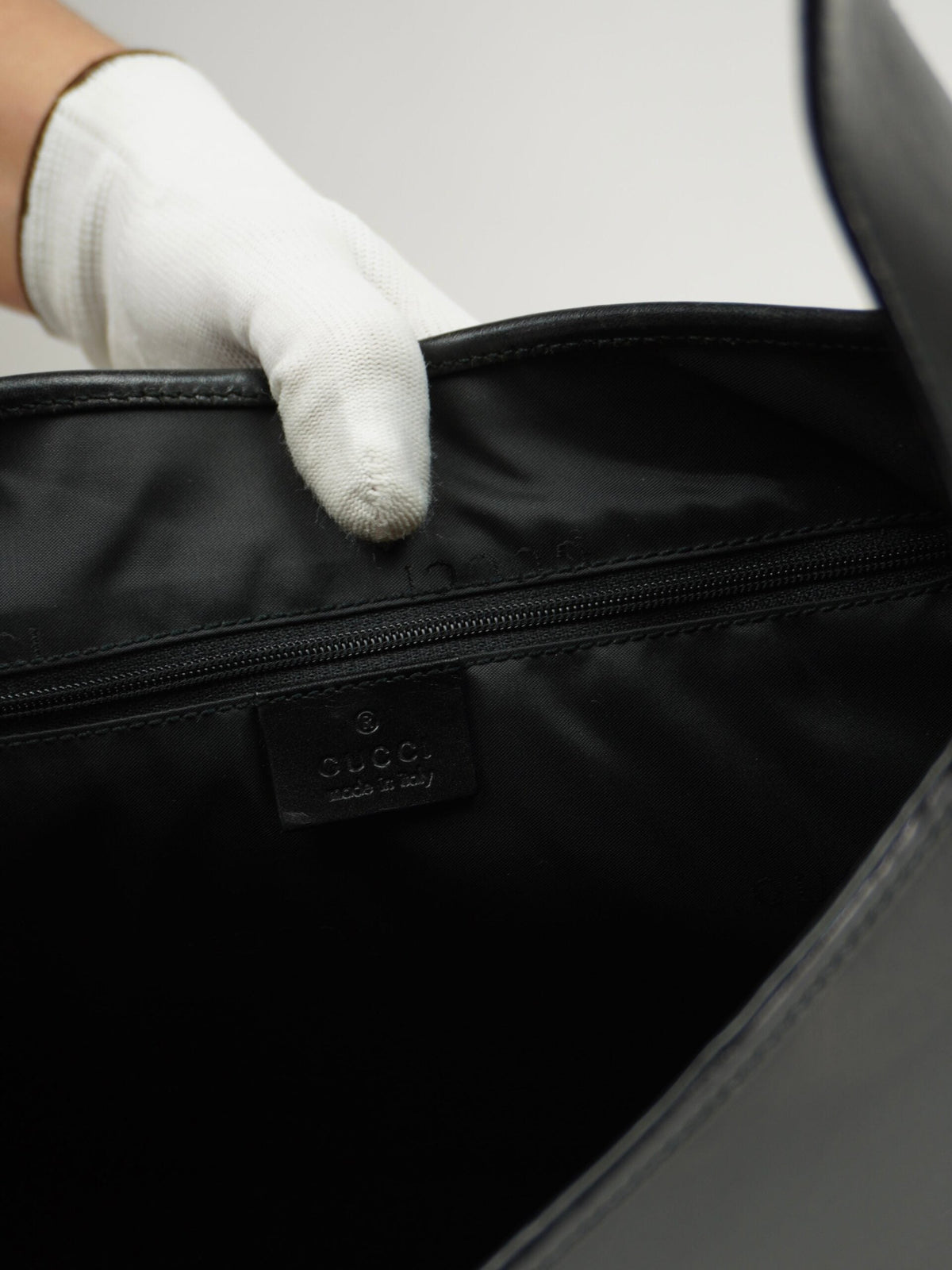 GUCCI LEATHER JACKIE SHOULDER BAG