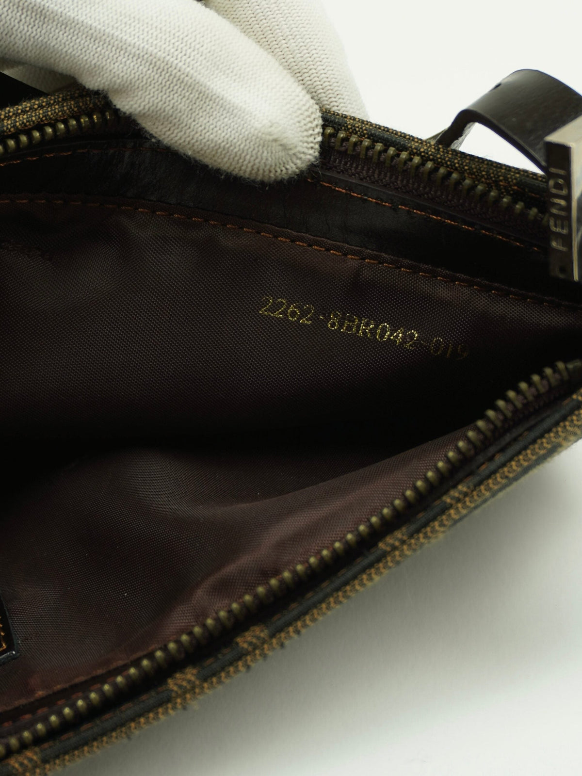 FENDI ZUCCA SHOULDER BAG