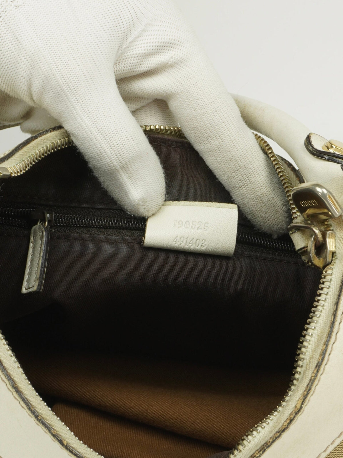 GUCCI MONOGRAM ABBEY BAG