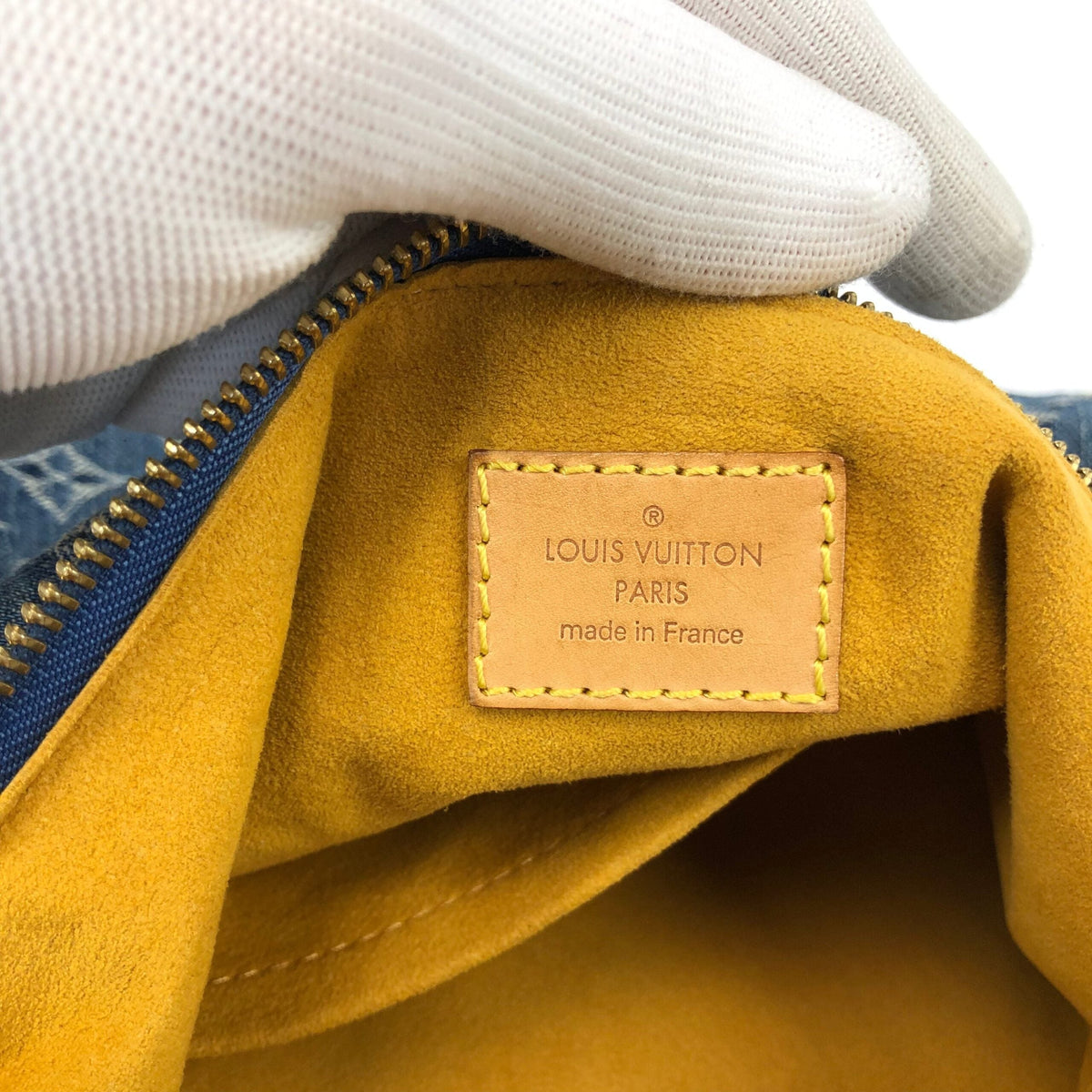 LOUIS VUITTON BAGGY PM DENIM SHOULDER BAG