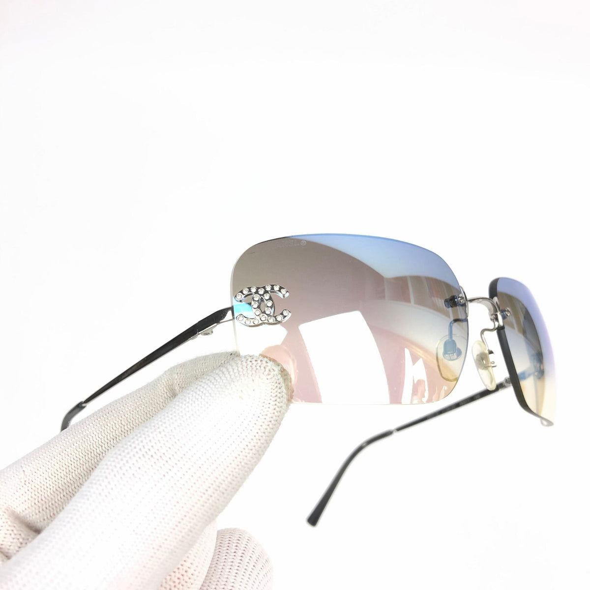 CHANEL RIMLESS SUNGLASSES