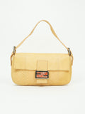 FENDI PYTHON BAGUETTE WITH MARBLE BUCKLE