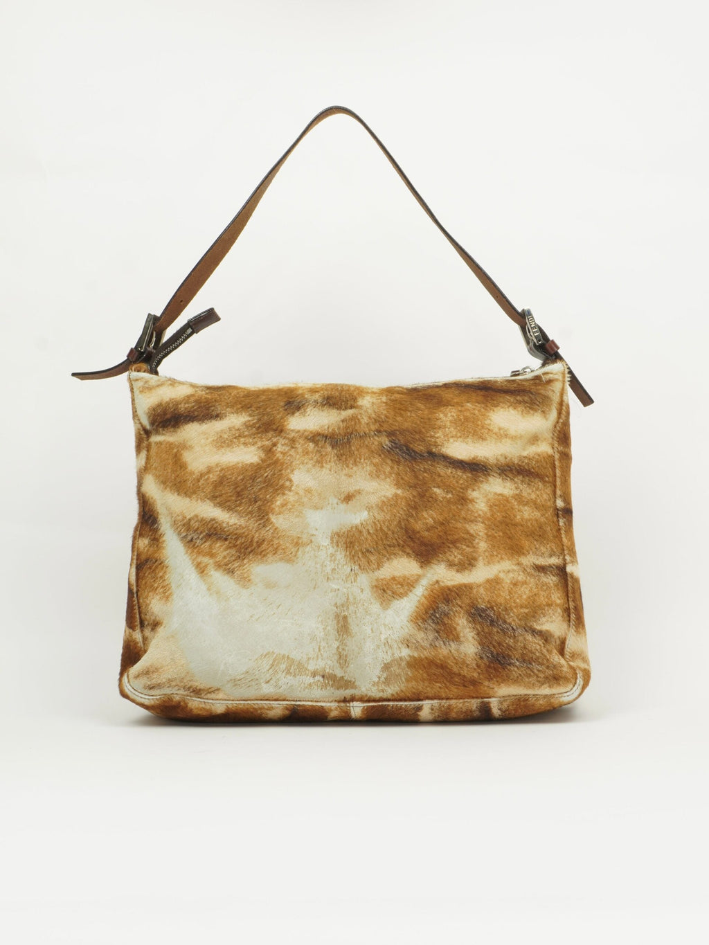 FENDI CALF HAIR MAMA BAGUETTE BAG