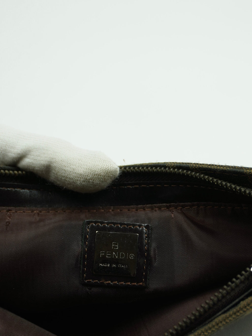 FENDI ZUCCA SHOULDER BAG