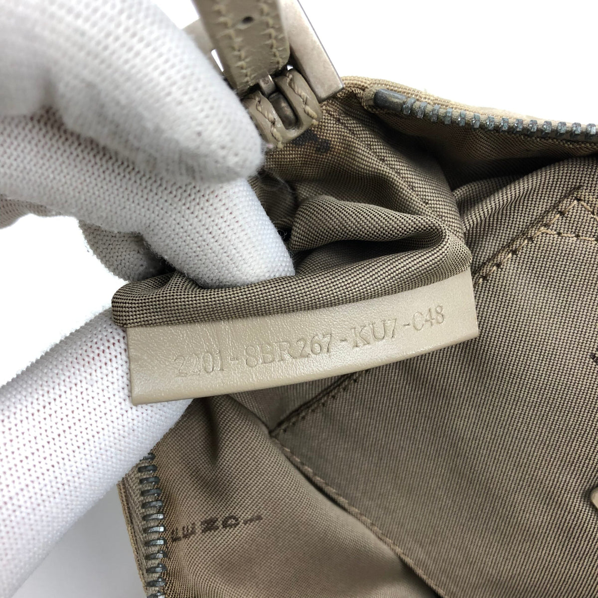 FENDI ZUCCA SHOULDER BAG
