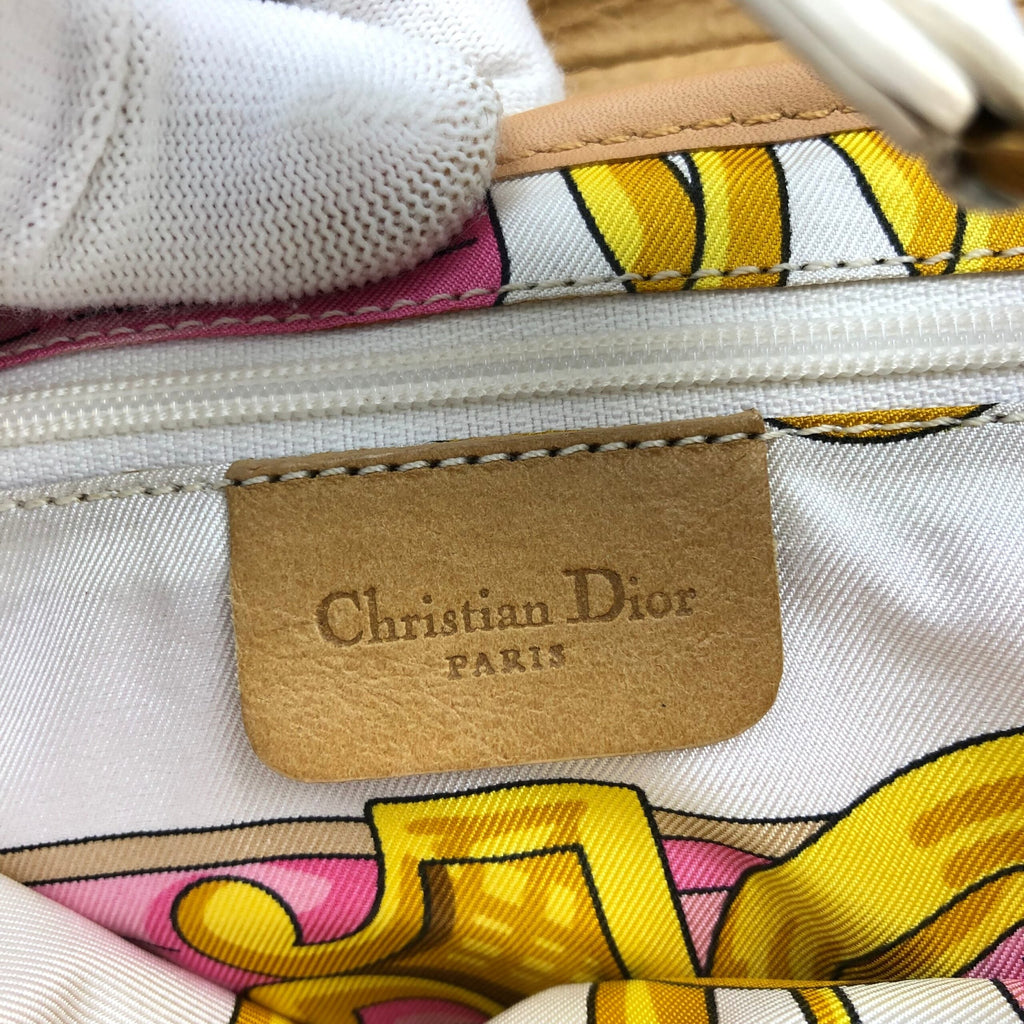 CHRISTIAN DIOR LEATHER SADDLE BAG