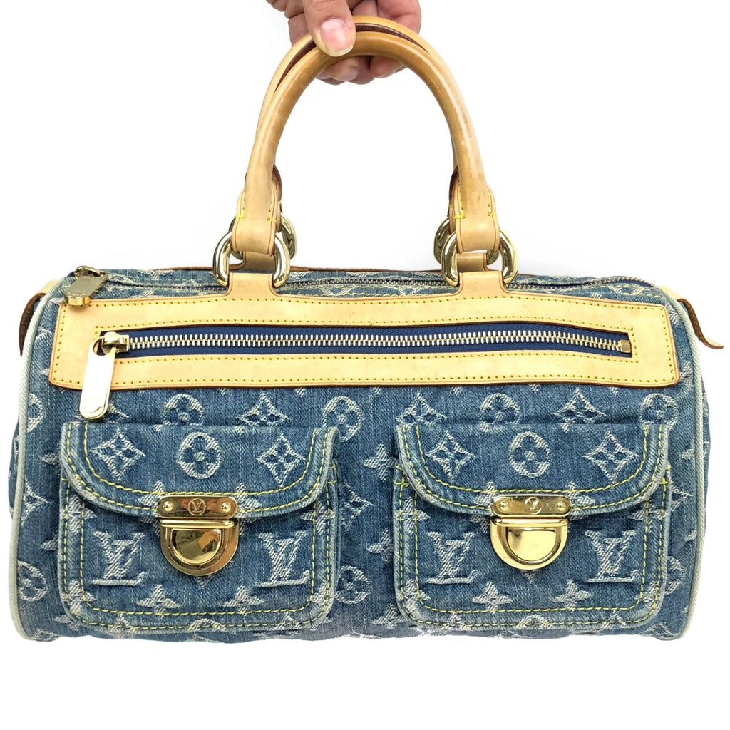 LOUIS VUITTON NEO SPEEDY DENIM BAG