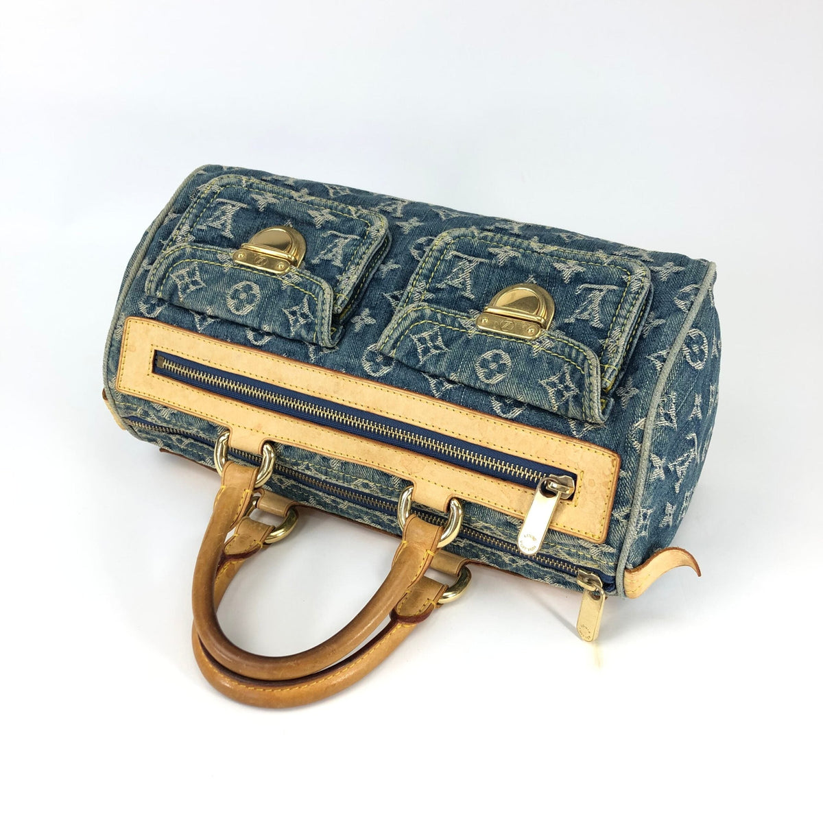 LOUIS VUITTON NEO SPEEDY DENIM BAG