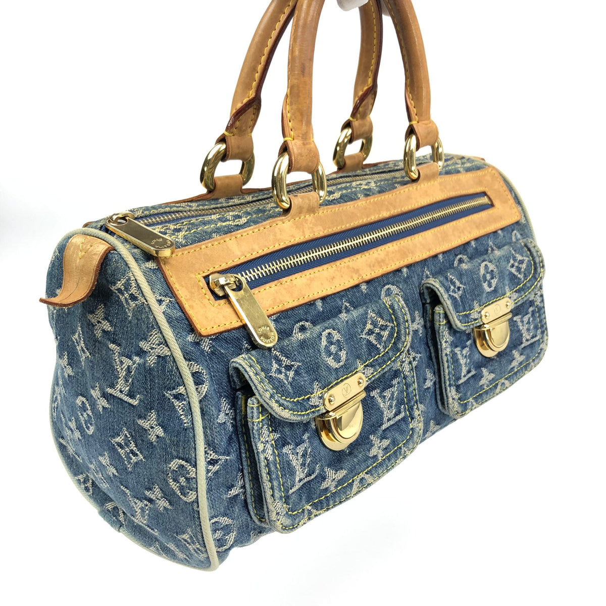 LOUIS VUITTON NEO SPEEDY DENIM BAG