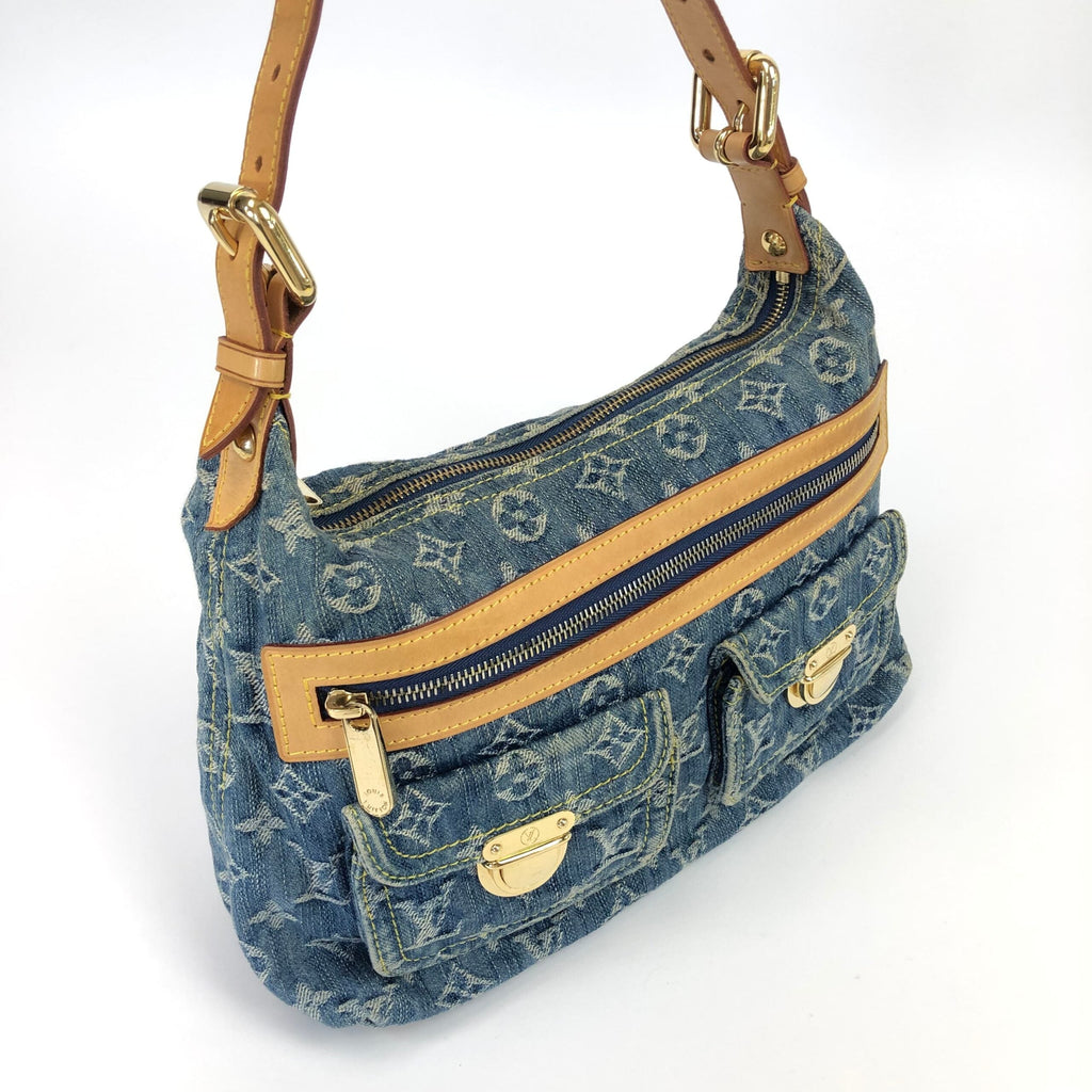 LOUIS VUITTON BAGGY PM DENIM SHOULDER BAG