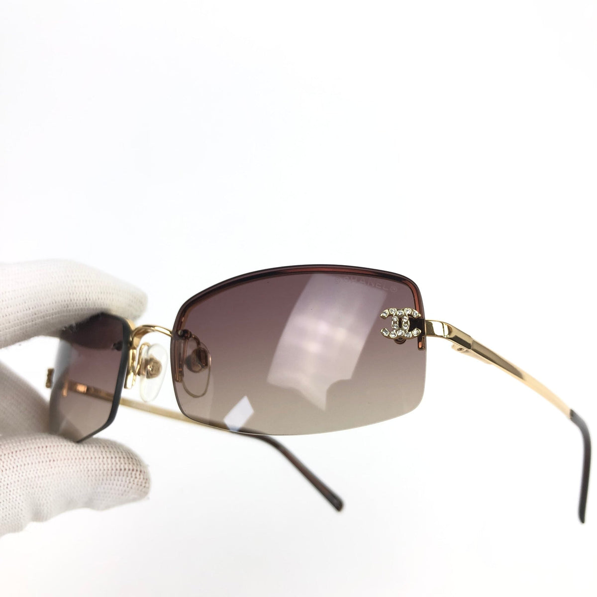 CHANEL RIMLESS SUNGLASSES