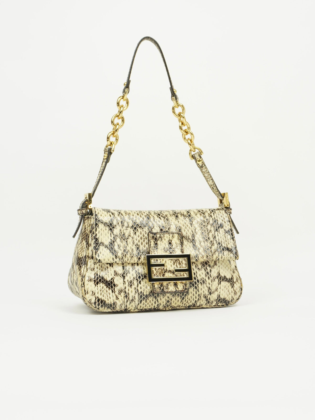 FENDI SNAKESKIN BAGUETTE BAG