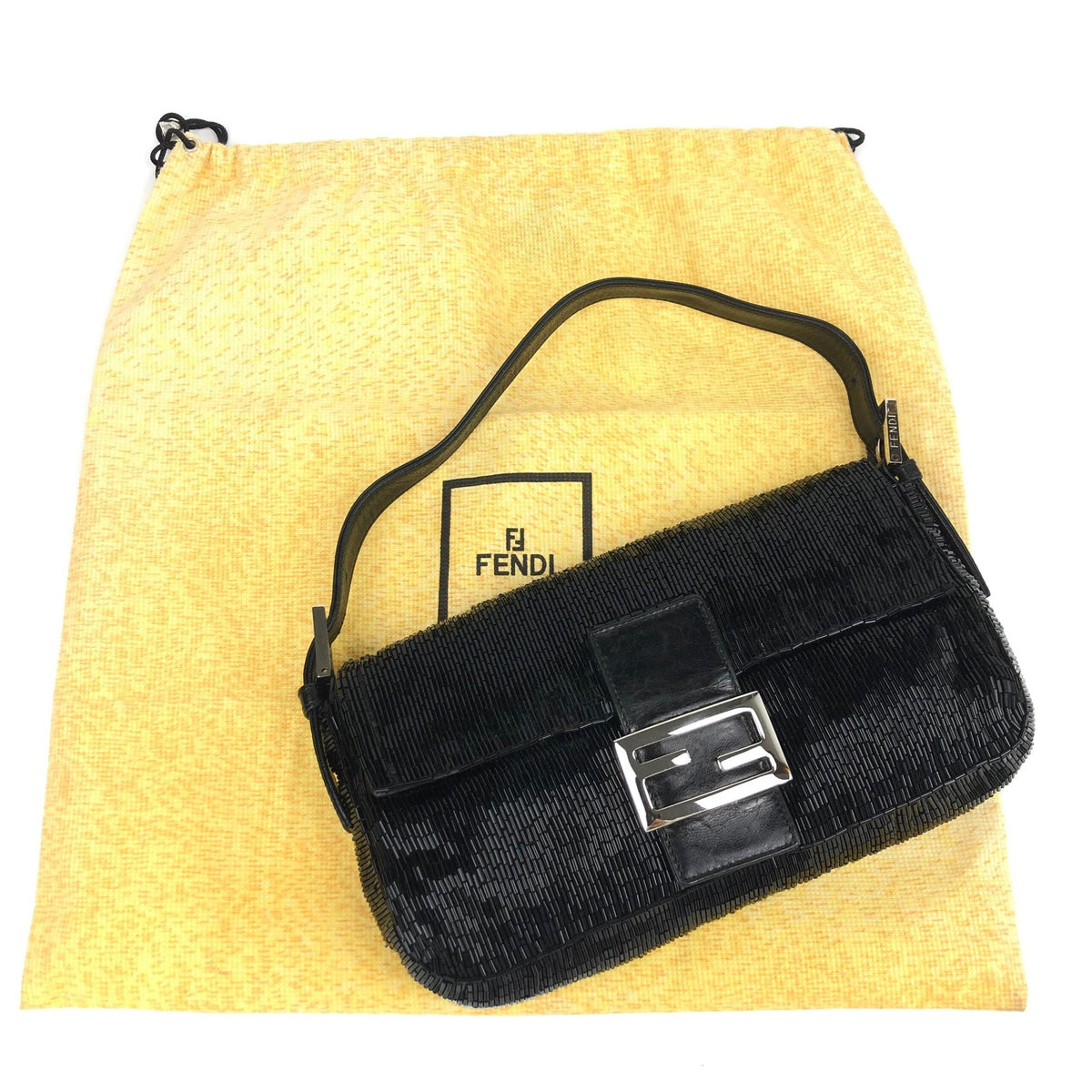FENDI BEADED BAGUETTE BAG