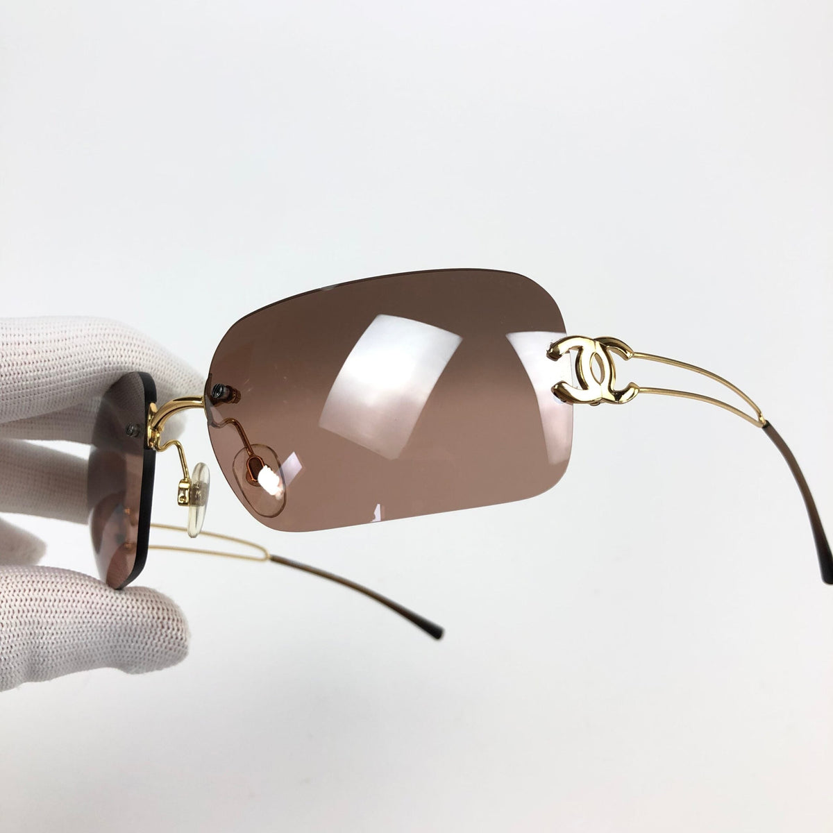 CHANEL RIMLESS SUNGLASSES