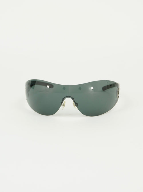 CHANEL RIMLESS CC LOGO SUNGLASSES