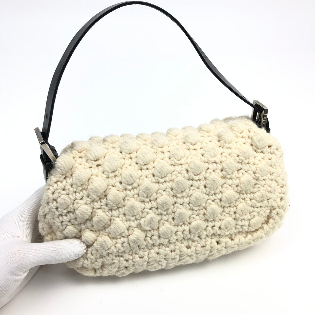 FENDI CROCHET BAGUETTE BAG