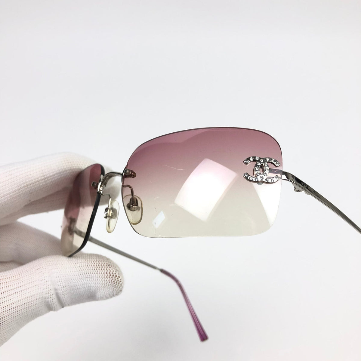 CHANEL RIMLESS SUNGLASSES