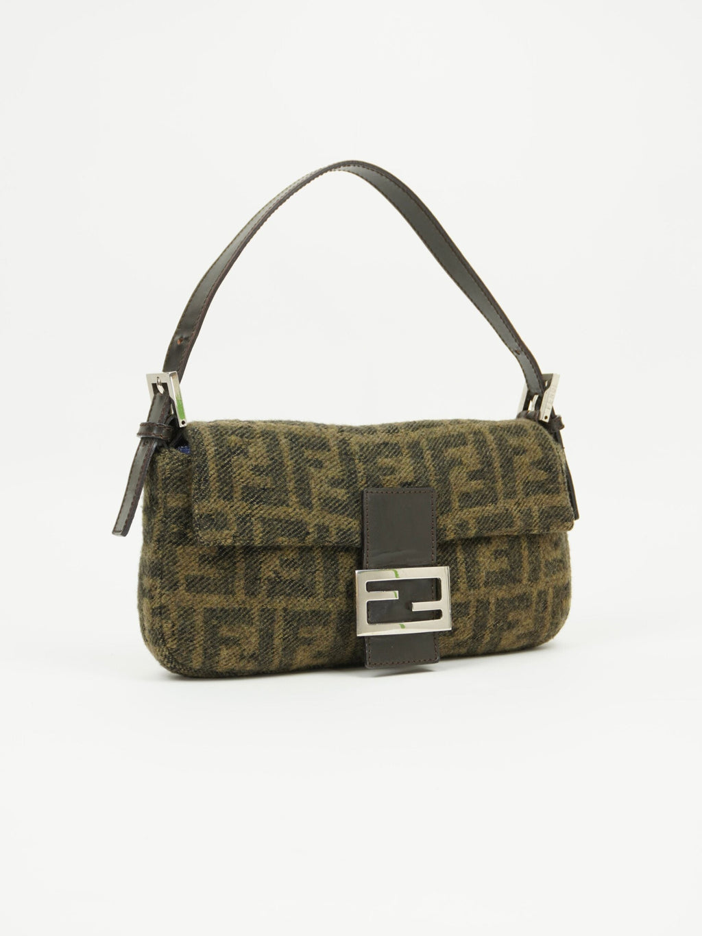 FENDI CASHMERE WOOL BAGUETTE