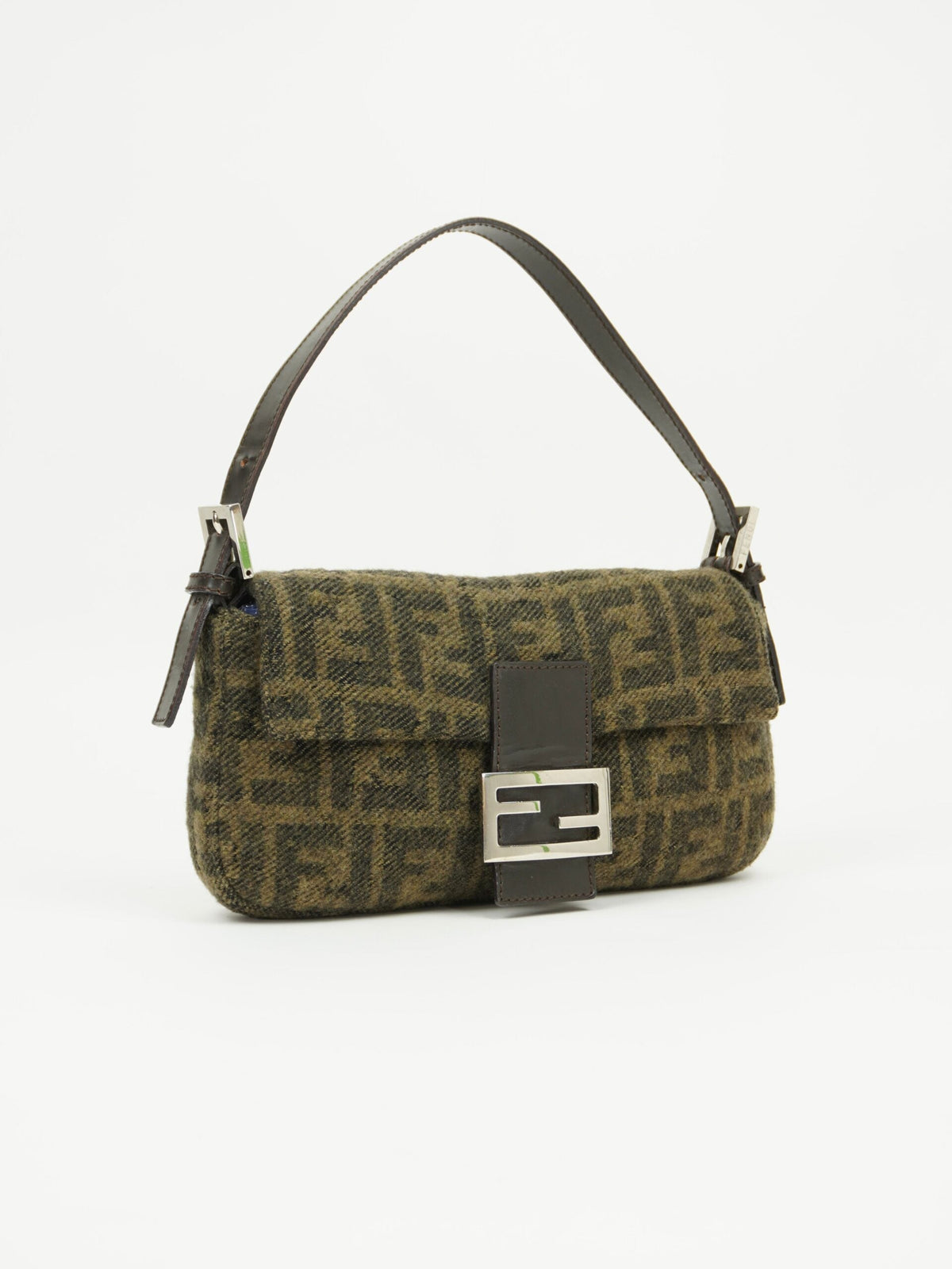 FENDI CASHMERE WOOL BAGUETTE