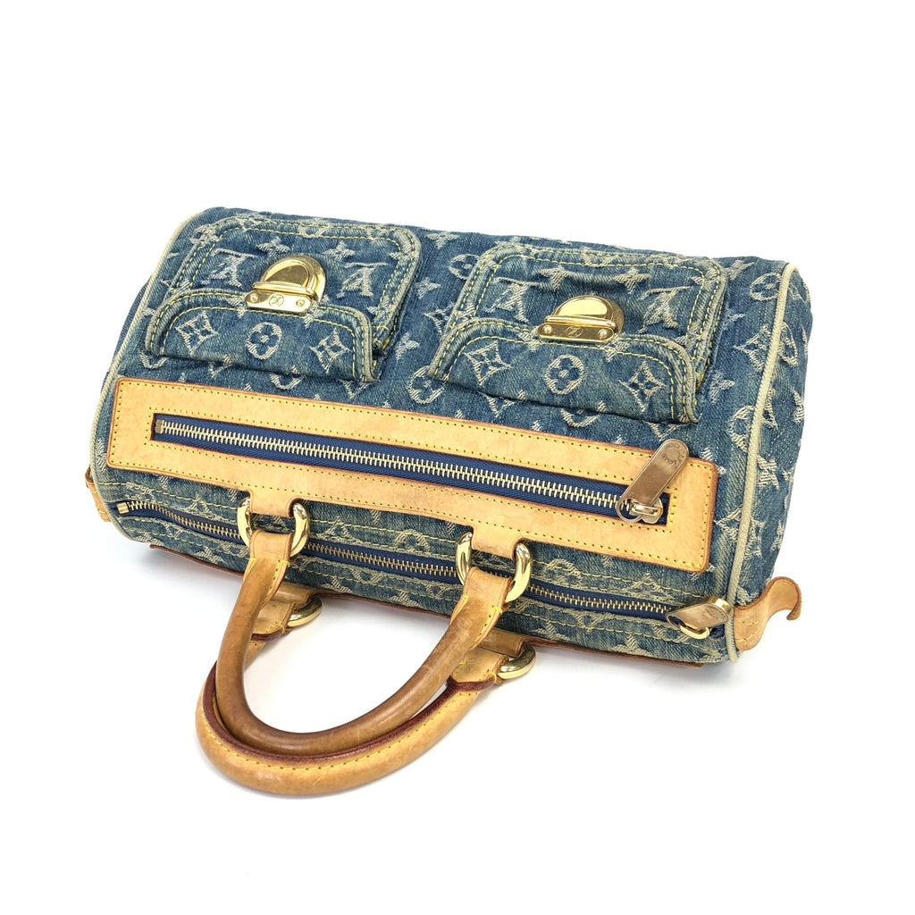 LOUIS VUITTON NEO SPEEDY DENIM BAG