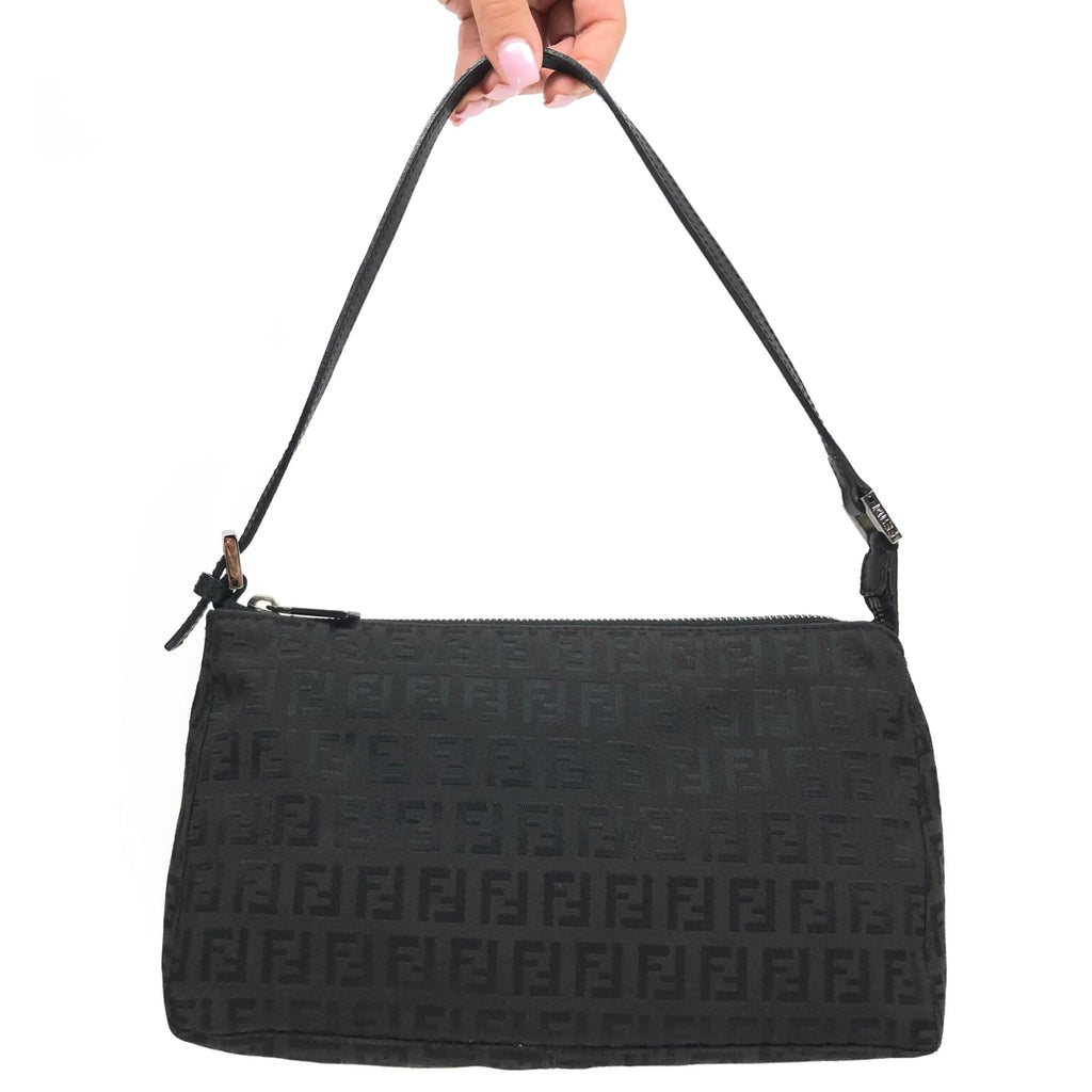 FENDI ZUCCA SHOULDER BAG