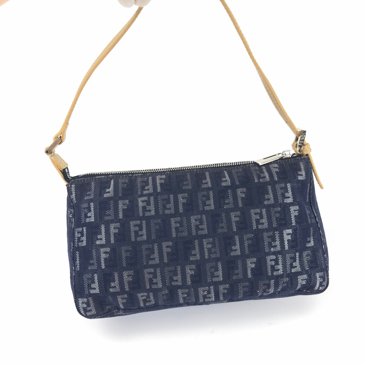 FENDI DENIM ZUCCA SHOULDER BAG