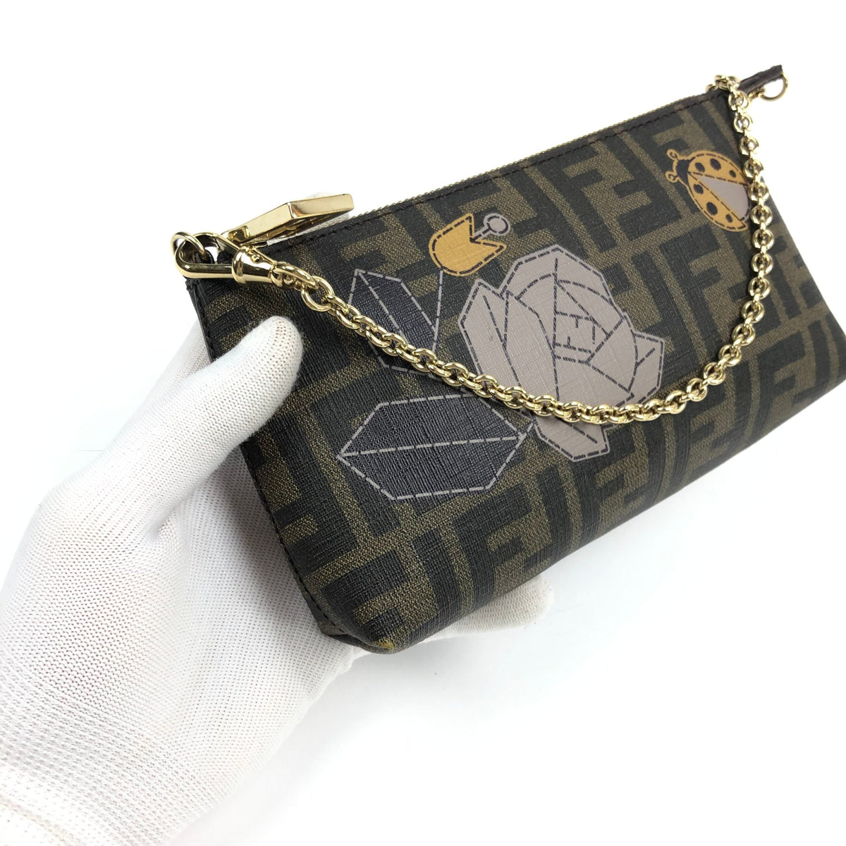 FENDI ZUCCA SHOULDER BAG