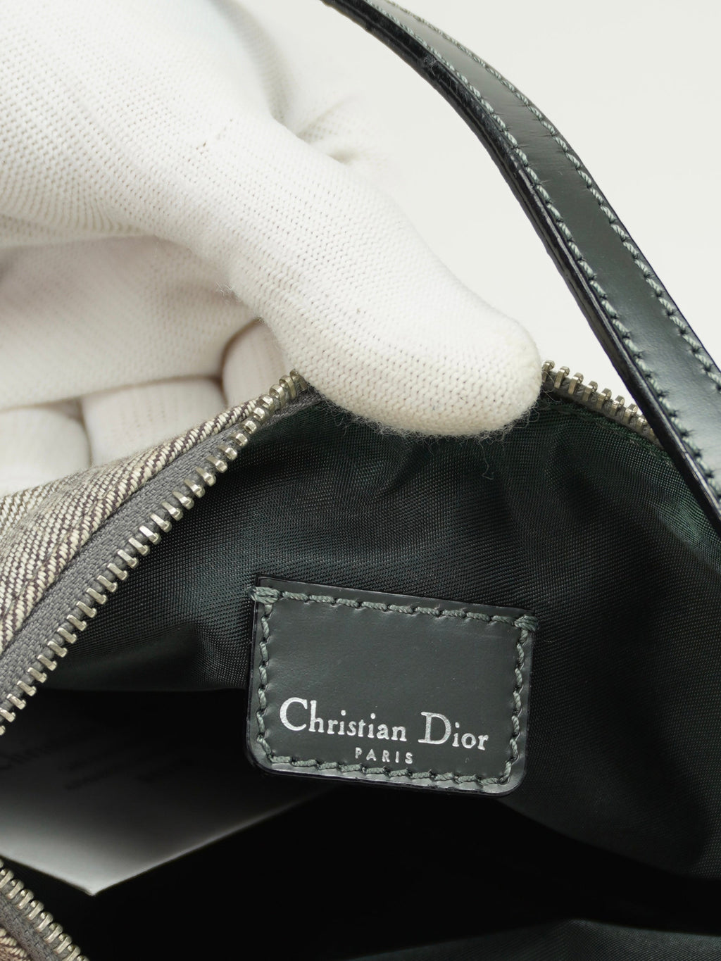 CHRISTIAN DIOR DENIM MINI SADDLE