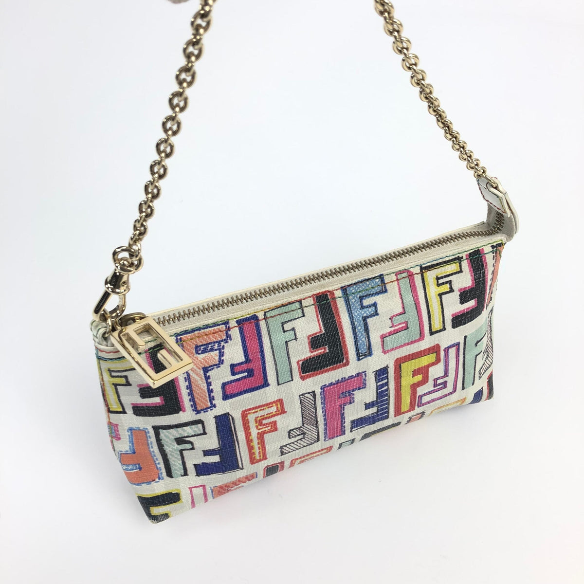 FENDI ZUCCA CHAIN BAG