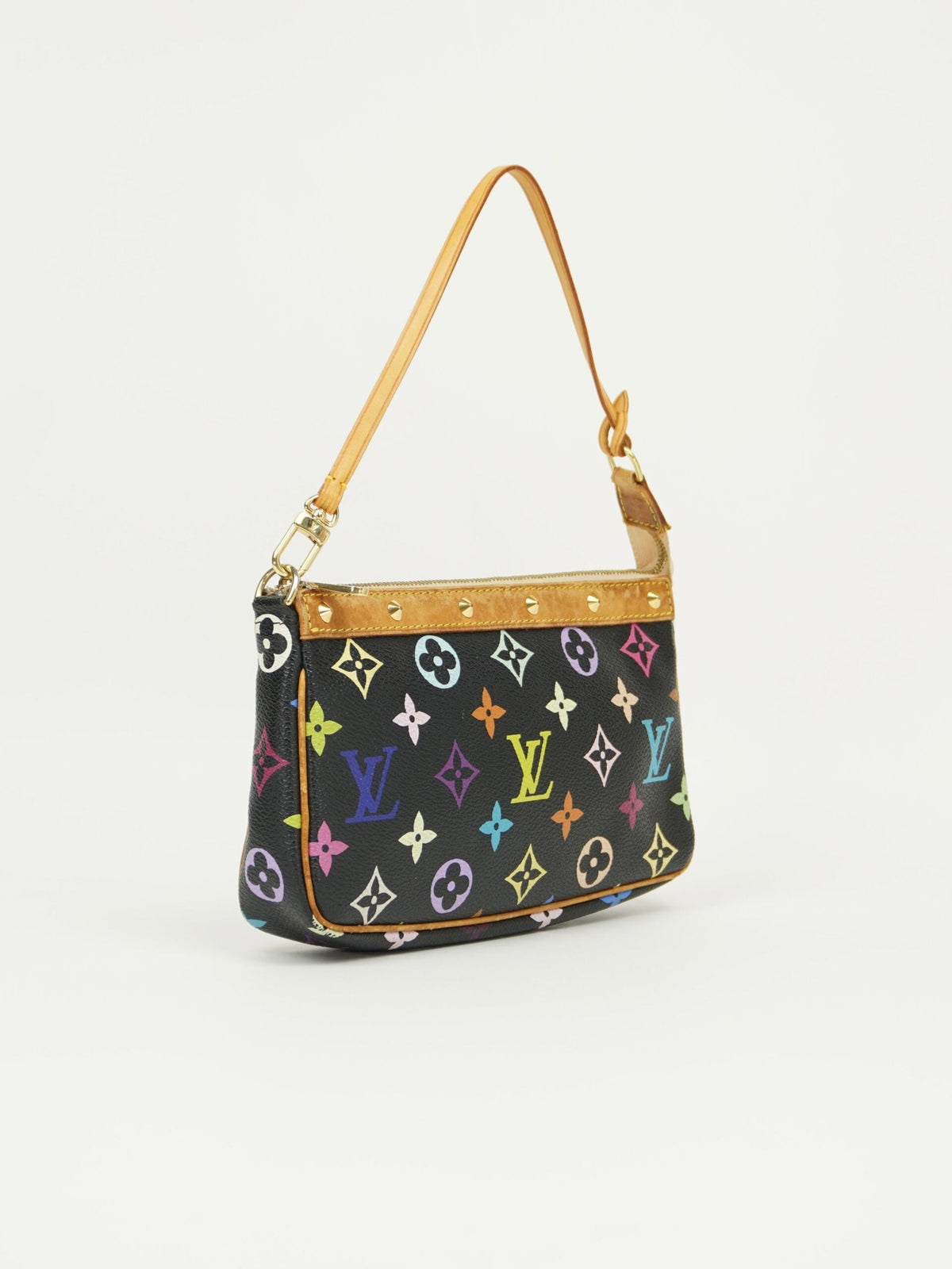LOUIS VUITTON MULTICOLOR TAKASHI MURAKAMI POCHETTE BAG