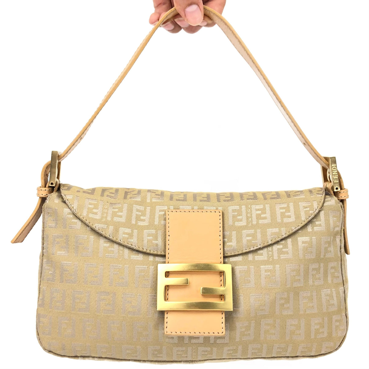 FENDI ZUCCA SHOULDER BAG
