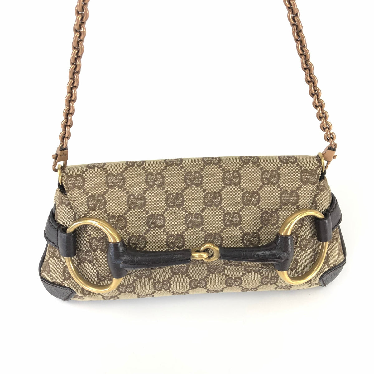 GUCCI TOM FORD HORSEBIT CHAIN SHOULDER BAG