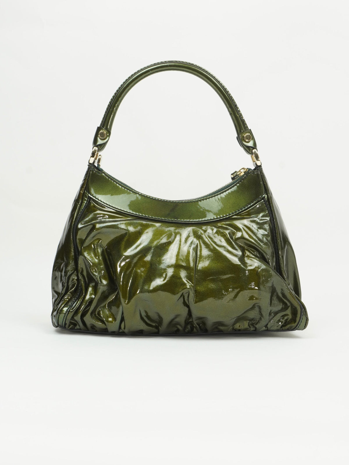 GUCCI PATENT LEATHER ABBEY BAG