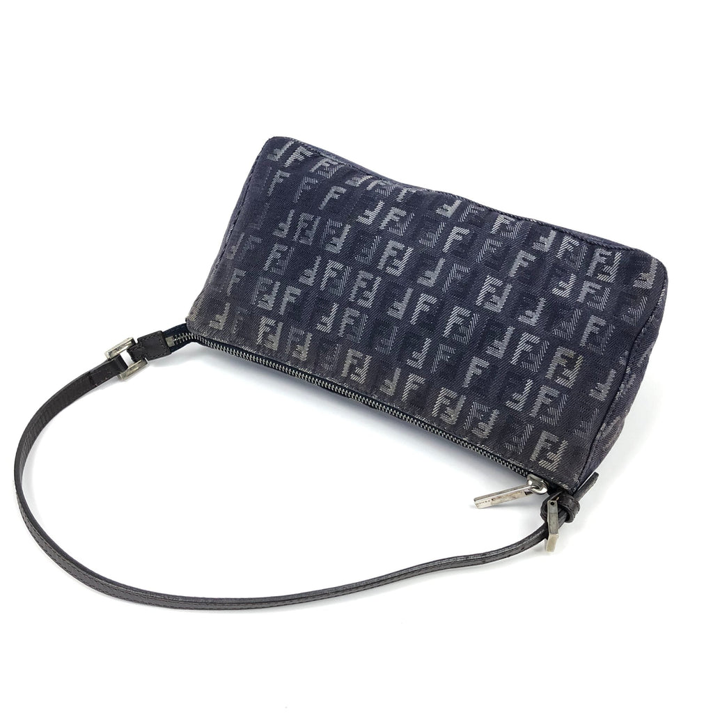 FENDI DENIM ZUCCA SHOULDER BAG