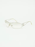 CHANEL RHINESTONE CC LOGO SUNGLASSES