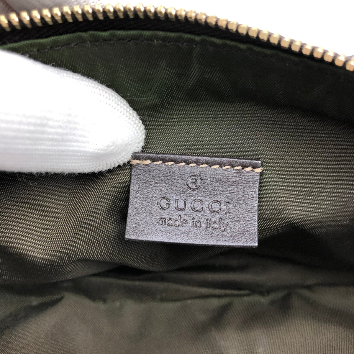 GUCCI MONOGRAM SHOULDER BAG