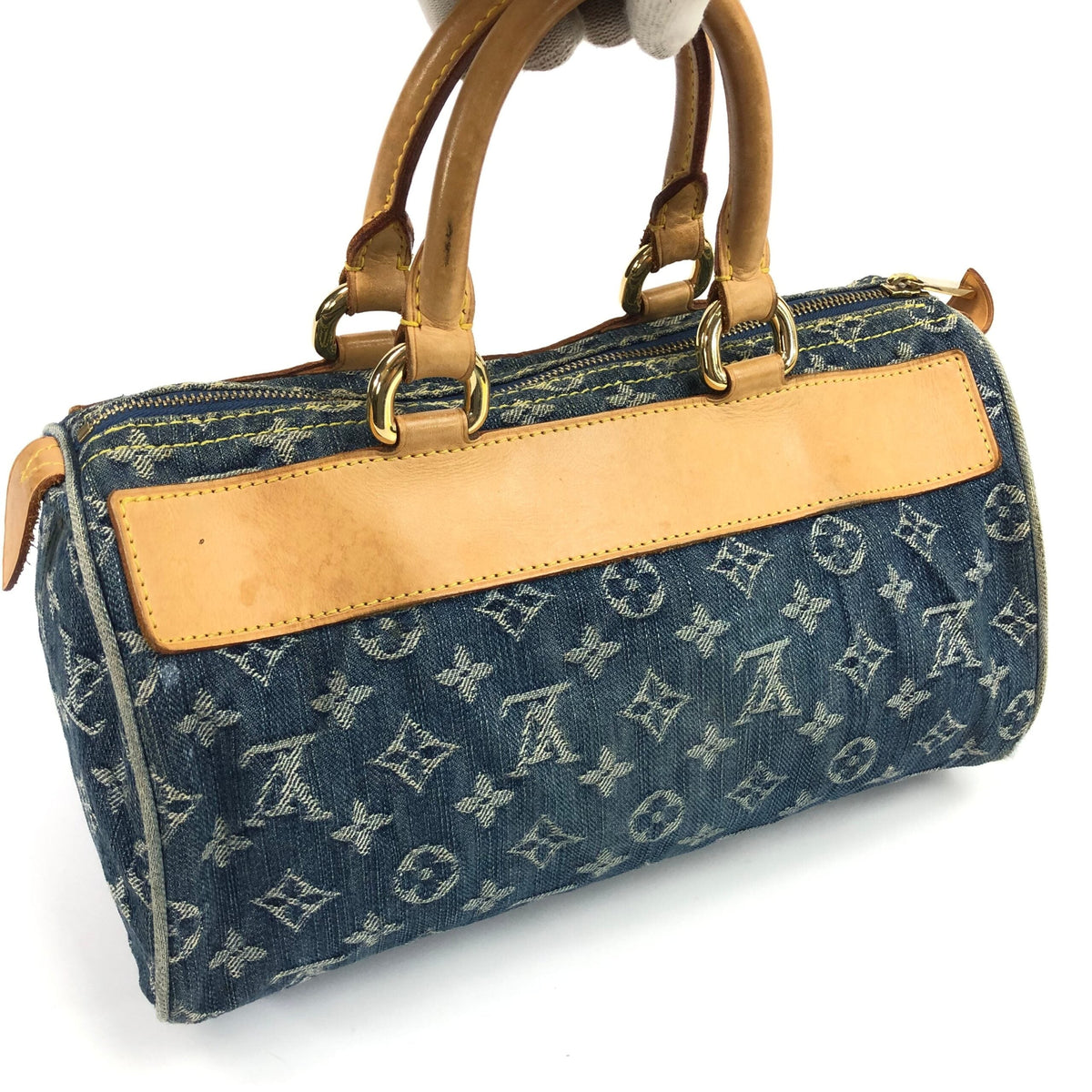 LOUIS VUITTON NEO SPEEDY DENIM BAG