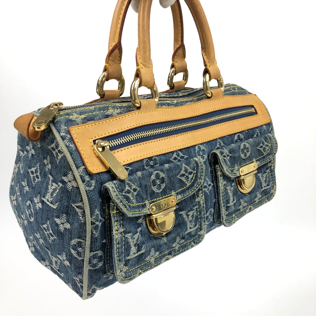 LOUIS VUITTON NEO SPEEDY DENIM BAG