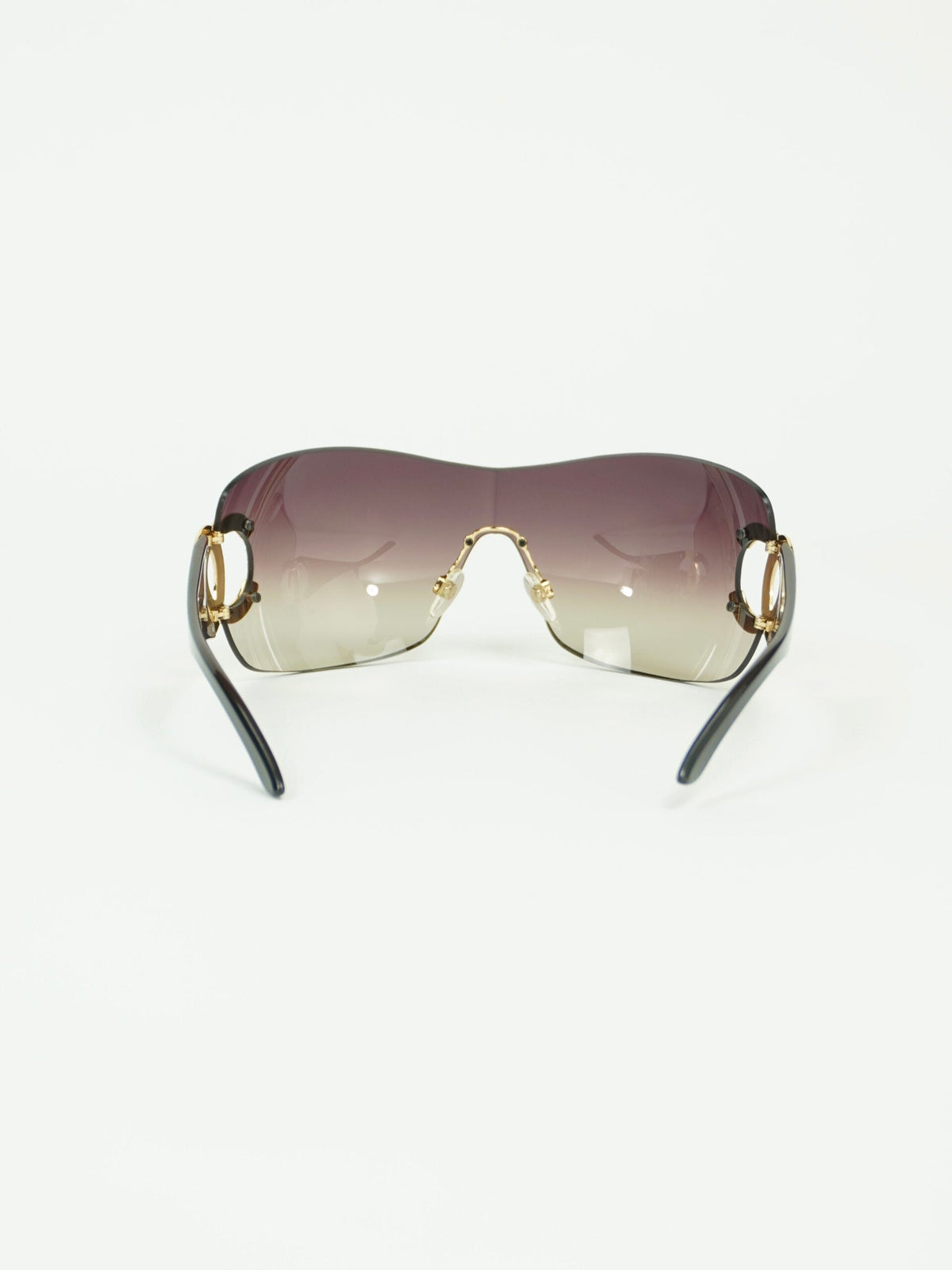 CHANEL RIMLESS CC LOGO SUNGLASSES
