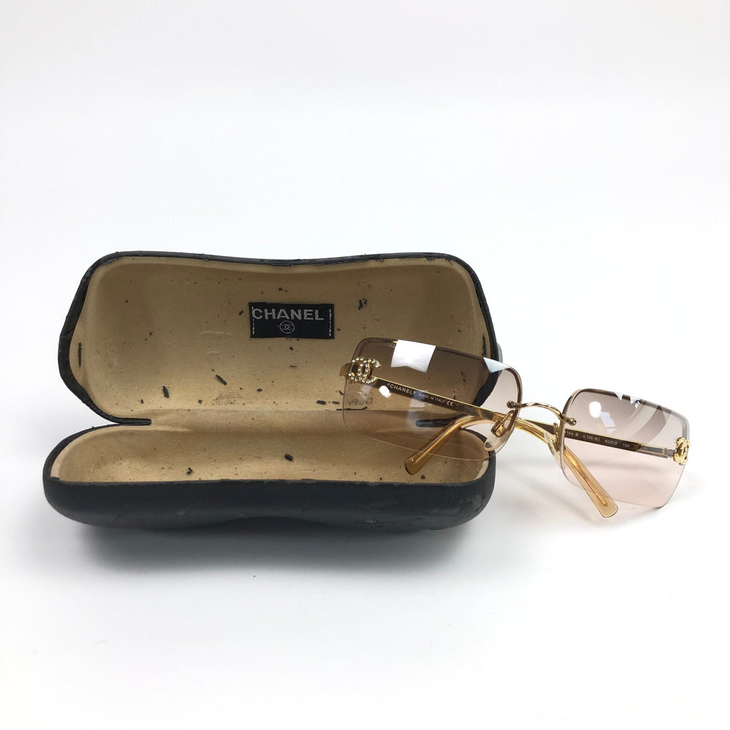 CHANEL RIMLESS SUNGLASSES