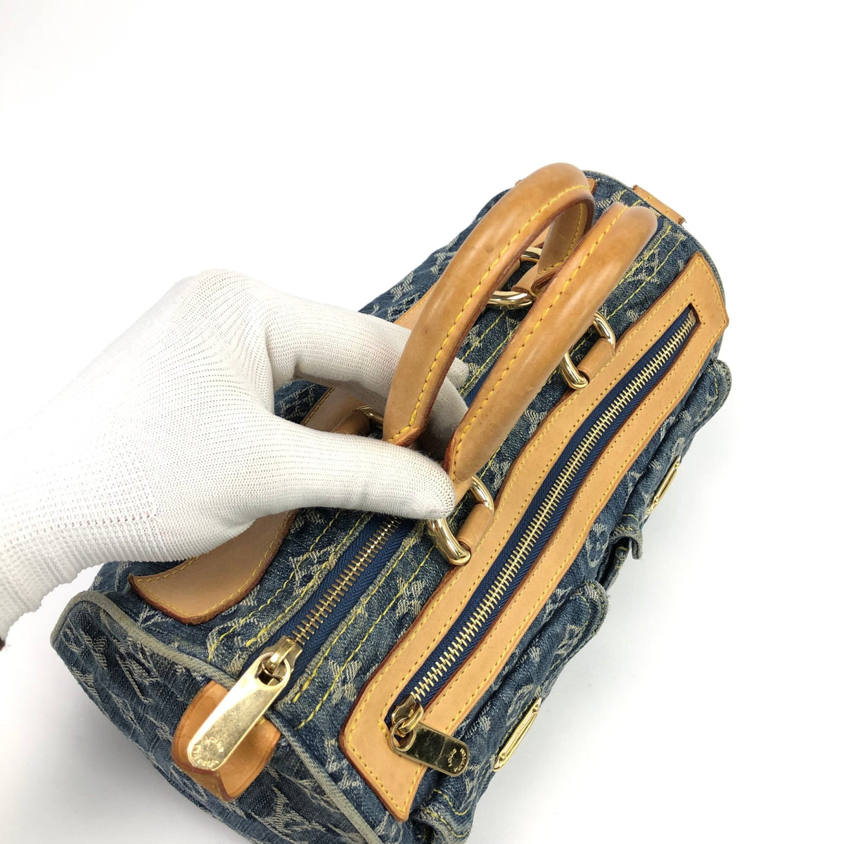 LOUIS VUITTON NEO SPEEDY DENIM BAG