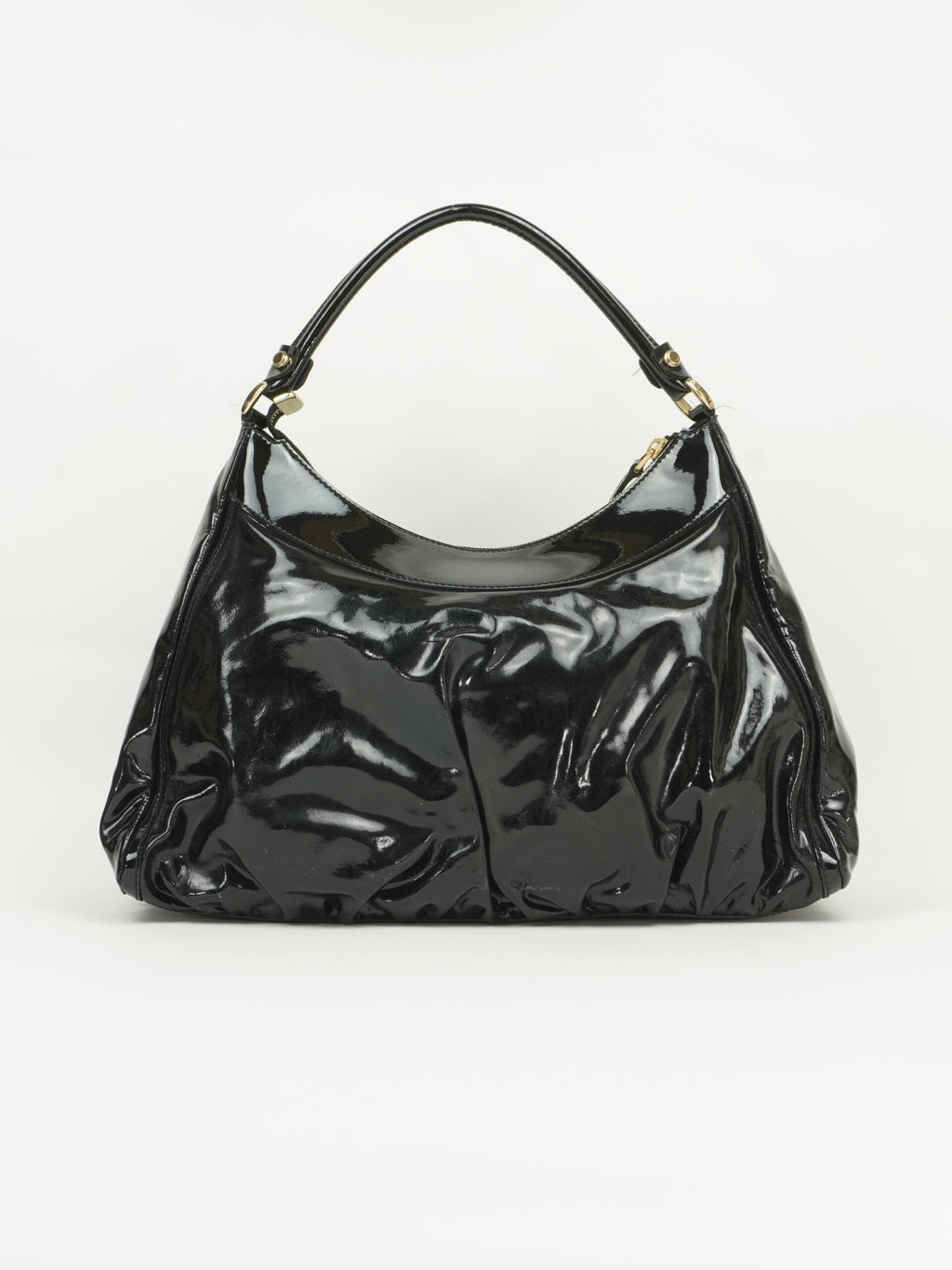 GUCCI PATENT LEATHER ABBEY BAG