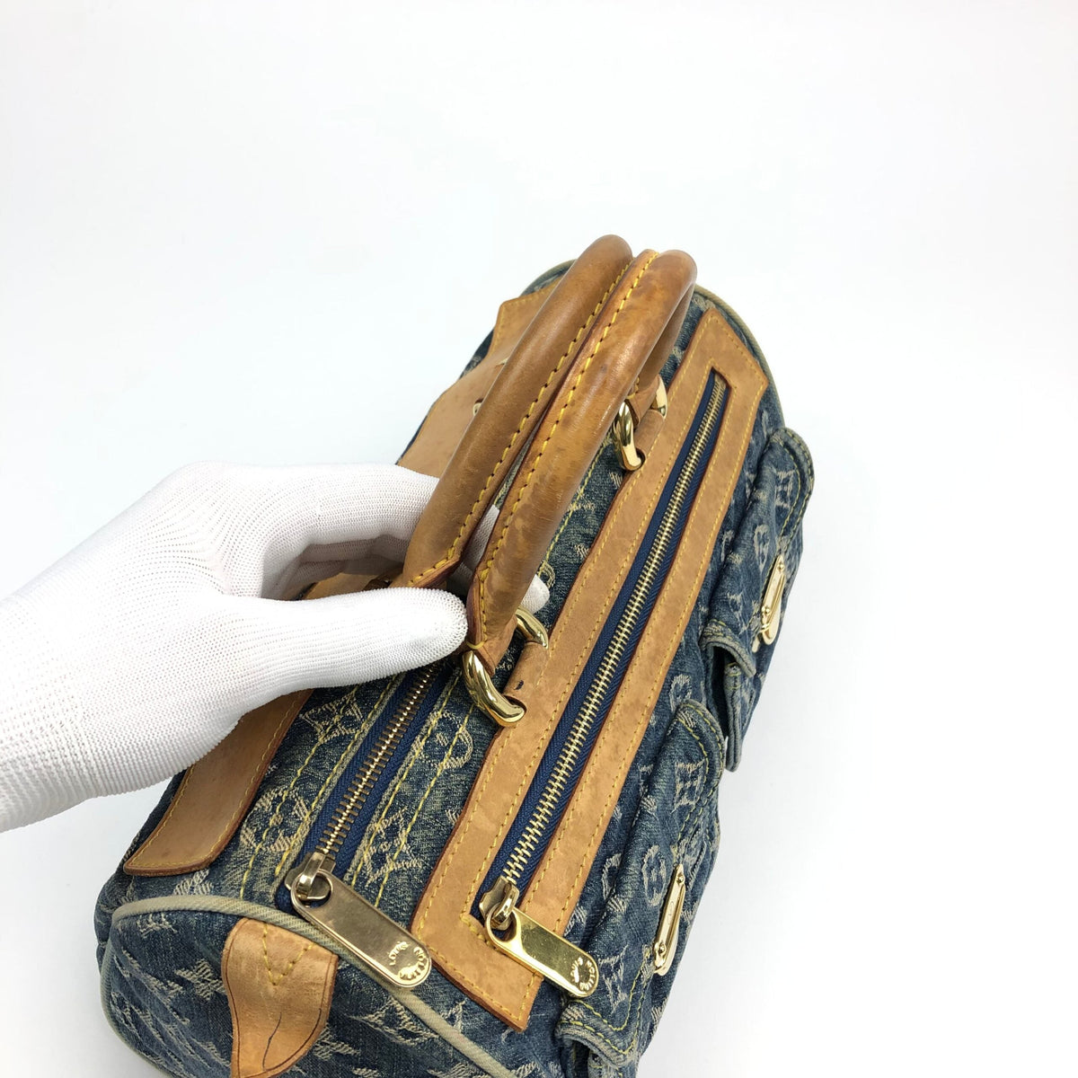 LOUIS VUITTON NEO SPEEDY DENIM BAG