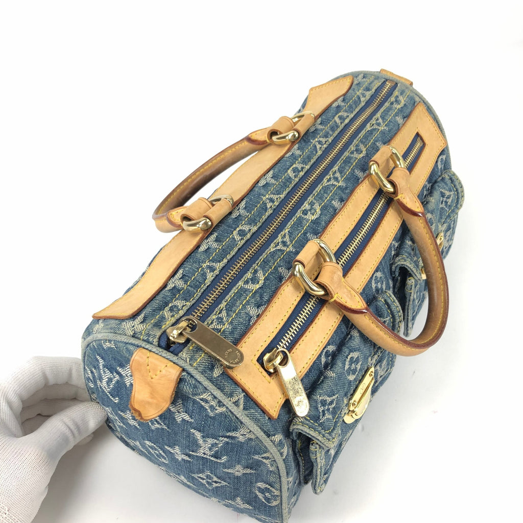LOUIS VUITTON NEO SPEEDY DENIM BAG