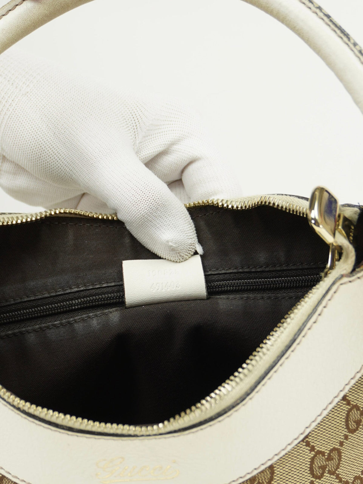 GUCCI MONOGRAM ABBEY BAG