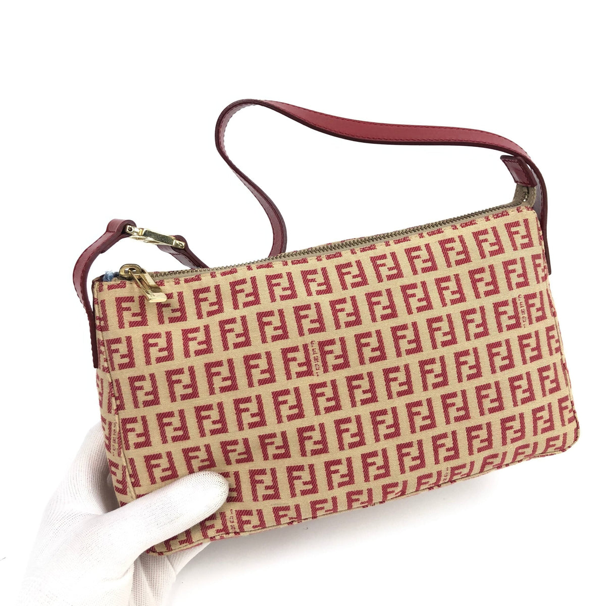 FENDI ZUCCA SHOULDER BAG