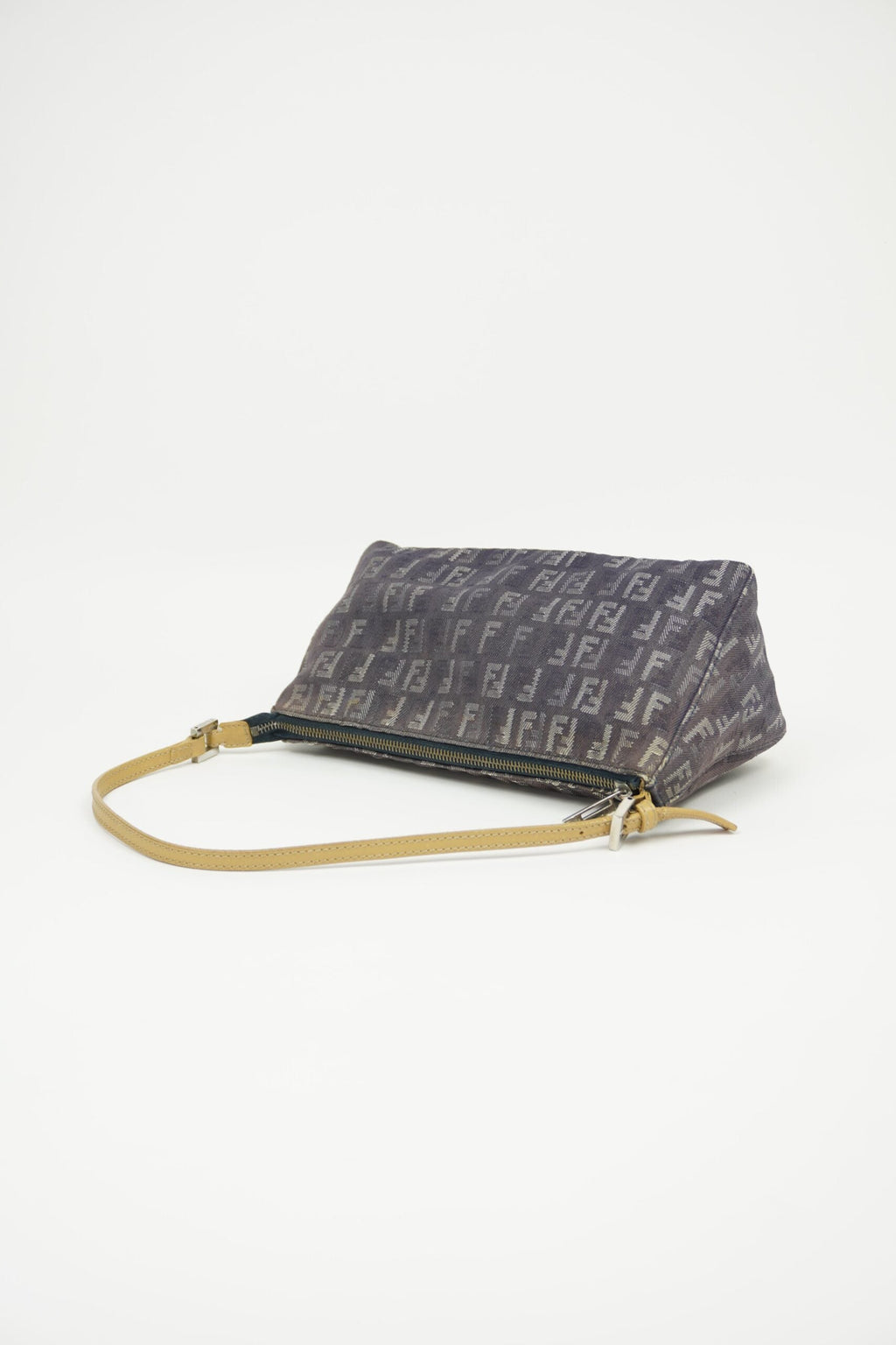 FENDI DENIM ZUCCA SHOULDER BAG