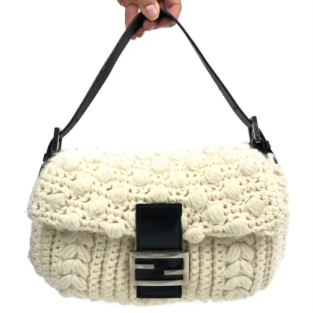 FENDI CROCHET BAGUETTE BAG